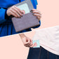 BYXEPA Coin Purse 2 Pack Change Purses Small PU Leather Cosmetic Bag Pocket Heart Makeup Organizer Cute Portable Waterproof Jewelry Travel Case for Girls Kids