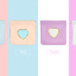 BYXEPA Coin Purse 2 Pack Change Purses Small PU Leather Cosmetic Bag Pocket Heart Makeup Organizer Cute Portable Waterproof Jewelry Travel Case for Girls Kids
