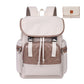 Diaper Bag Backpack with Velcro Interlayer USB Changing Mat Stroller Straps - Baby Registry Search Newborn Shower Gifts Waterproof Baby Nappy Bag Stylish Travel Casual Back Pack Mom 12L*7W*17H Latte