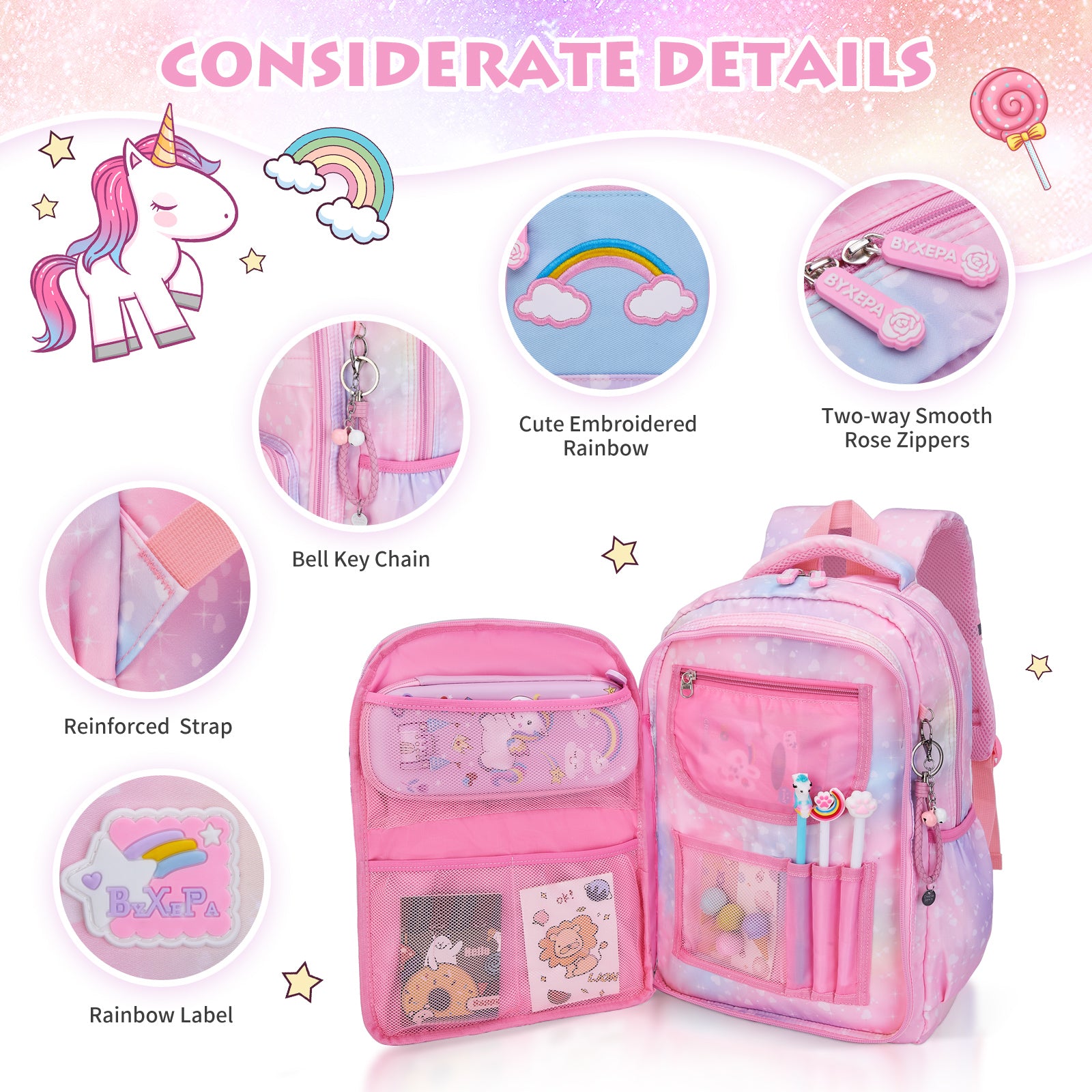 JENICO WORLD Unicorn sequins pouch Girl School Bags Sequin Backpack School  shoulder Backpack at Rs 230/piece | Travel Bag in Thane | ID: 27426087255
