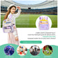 Clear Mini Backpack Stadium Approved TPU Heavy Duty 12*12*6 Waterproof Transparent Backpacks Book Bag for Teens Girls Women Concerts, Sporting Event, Beach, Travel, Work, School, Security- Lavender