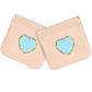 BYXEPA Coin Purse 2 Pack Change Purses Small PU Leather Cosmetic Bag Pocket Heart Makeup Organizer Cute Portable Waterproof Jewelry Travel Case for Girls Kids