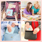 BYXEPA Coin Purse 2 Pack Change Purses Small PU Leather Cosmetic Bag Pocket Heart Makeup Organizer Cute Portable Waterproof Jewelry Travel Case for Girls Kids