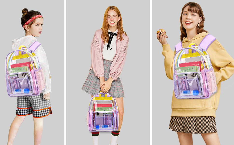 Custom Clear Backpacks